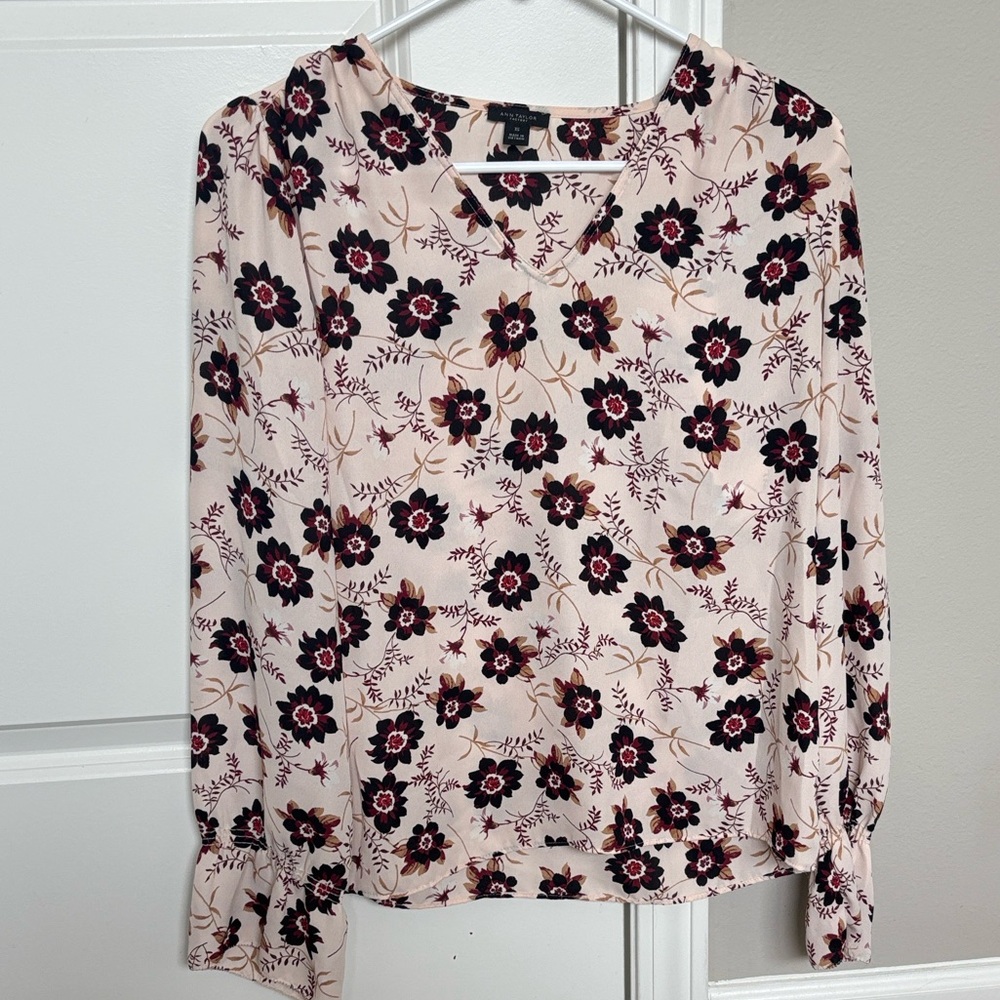 Ann Taylor Floral Blouse
